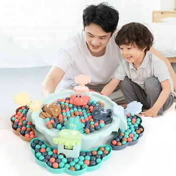 Ēst Bumbu Varde Galda Spēle Multiplayer Konkurētspējīgu Sacīkšu Interaktīvās Rotaļlietas Ēst Vardes Ēd Pupiņas Vecāku-Bērnu Spēles Rotaļlietas