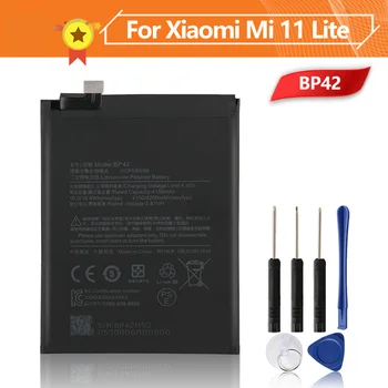Tālruņa Akumulatoru BP42 Par Xiaomi Mi 11 Lite Oriģinālo Rezerves Akumulatoru 4250mAh bezmaksas rīki