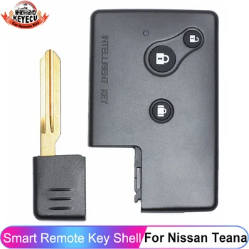 KEYECU 3 Pogas Priekš Nissan Teana (Vecais Modelis) Ar Nelielu Atslēgu Nomaiņa Smart Tālvadības Atslēgu Fob Gadījumā