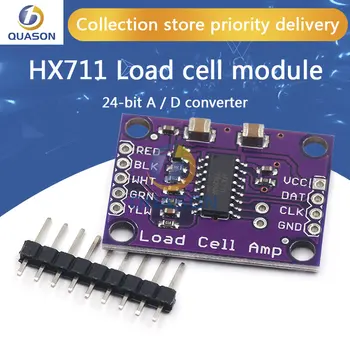 10PCS HX711 Sver Sensors 24 bitu A/D Konversiju Adapteris Slodzes Šūnu Pastiprinātājs Valdes Svara Sensori
