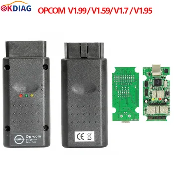 Opcom V1.70 V1.95 Flash Firmware Update Opcom V1.59 V1.99 VARAT AUTOBUSU, Opel OBD2 Automašīnu Diagnostikas Skeneris, ar PIC18F458 Karstā Pārdošanas