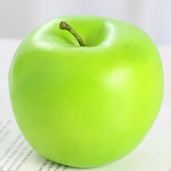 1pc apple augļu DIY Mākslas Amatniecības Samaisa Dekoratīvie Mākslīgie Augļi, Viltus Bērnu Kognitīvās Mācību līdzekļu Augļu EVA Plastmasas Veikals Displejs