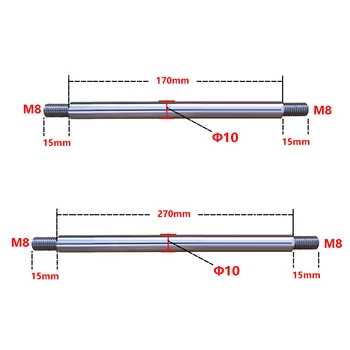Iekšdedzes Mehānisms, Teleskopiskie Optisko Asi, M8 Φ10 200/300mm Mehānisko Lineāro Gultņu Optiskās Ass Šūpuļzirgs Sviru Taisnu Vārpstu