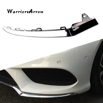 WarriorsArrow Priekšējais Bamperis Chrome Apdare Molding Kreisajā Pusē, Lai Mercedes-Benz W212 E-Class E350 2014 2128852774