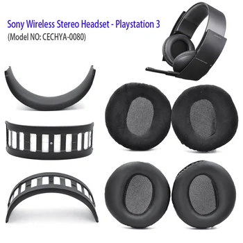 Iekļautās Galvas Spilvenu Sony PS3 PS4 Bezvadu Austiņas Sony CECHYA-0080 Austiņām Ausu Spilventiņi Segtu Putu Savējos Piederumi