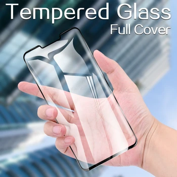 Pilnībā Segtu Stikla LG G8S G7 G6 Plus V40 V50 V60 ThinQ 5G Ekrāna Aizsargs, Rūdīts Stikls Aizsardzības Plēves