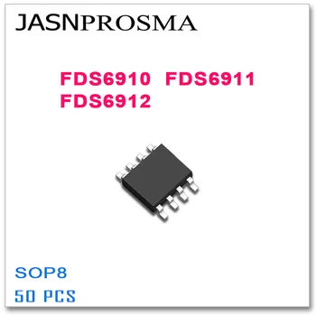 JASNPROSMA 50GAB SOP8 FDS6910 FDS6911 FDS6912 6910 6911 6912 N Dual-Channel Augstas kvalitātes FDS