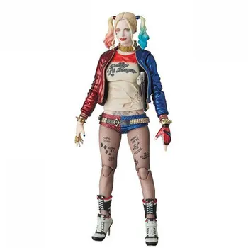 Bandai Sākotnējā Pašnāvību Squad Joker Harleys Kvinna Locītavas Kustamo Rīcības Attēls Modeli, Rotaļlietām, Kaķu Skaitļi