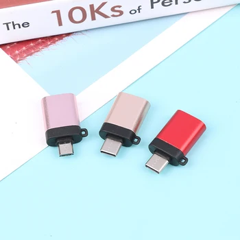 1pc USB 3.0 Tipa C Adapteris, Mikro Adapteris Mobilā Tālruņa Adapteri USB Pārveidotājs Samsung Planšetdators Android Tālruņiem 