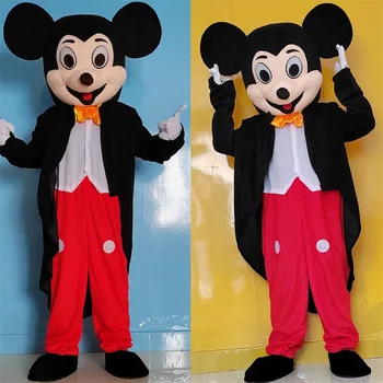 Disney Mickey Mouse, karikatūra lelle talismans cosplay kostīms komplekts pieaugušo notikumu puse spēles vadītājs kostīmu lelle kostīmu leļļu tērpu aksesuārus