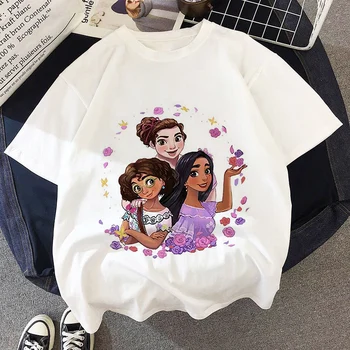 Jaunu Encanto Mirabel Bērniem, Drēbes, T-Krekli Disney T Krekli, Bērnu Karikatūras Kawaii Modes Anime Topi Zēns Meitene Tērpiem Tee Krekls