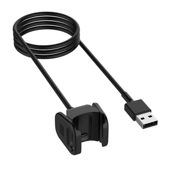 USB Uzlādes Kabelis Priekš Fitbit Maksas 5 4 3 Ātrās Uzlādes Doka Adapteri Fitbit Maksas 5 Uzlādes Kabelis Uzlādes Strāvas Kabelis