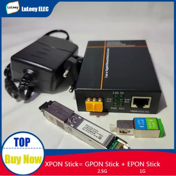 2.5 G XPON SFP Stick Modulis GPON/EPON DDM Tilta Režīmā ONU Optisko Šķiedru Raiduztvērēju WEB ID/SN Saderīgu ODI Mikrotik NOKIA