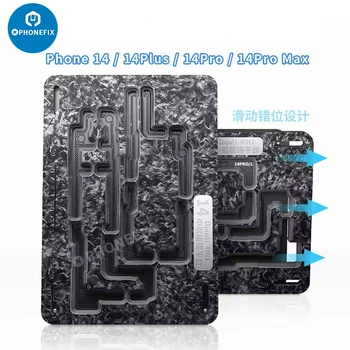 QianLi Vidū Rāmja Reballing Platformas Pamatplates Armatūra IPhone X/11/12 Sērijas Reballing Trafaretu Skārda Stādīšanas Tabula