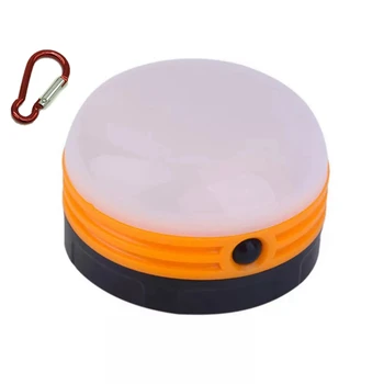 Magnētiskās LED portatīvie kempings laternu mini izmēra alumīnija āķi AA Baterijas 3 režīmu ūdensizturīgs telts lampas āra augstas kvalitātes