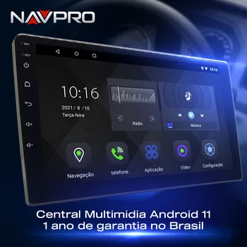 Centrālā Multimediju NAVPRO Toyota Etios Yaris Rav4 Ekrāna 9 Collu IPS Stikla 2GB/32GB DSP Carplay Garantija 12 Mēneši Brazīlija
