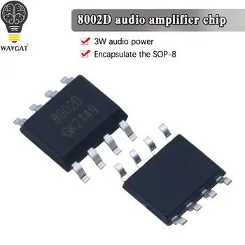 10pcs/daudz TC8002D 8002D 3W SOP8 audio pastiprinātāju audio pastiprinātāja IC jaunas oriģinālas