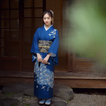 2022 japāņu tradicionālo kimono kleita austrumu elegants yukata sieviete kimono drēbes, vintage cosplay kostīmi dienas geišas tērpu