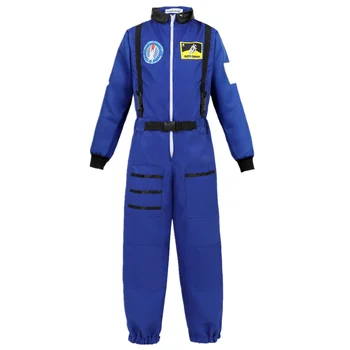 Astronautu Tērpu Bērniem Vietu Jumpsuit Zēniem Meitenes Lomu Spēlē Saģērbt Bērnu Astronautu Tērpu Halloween Cosplay Kostīmi