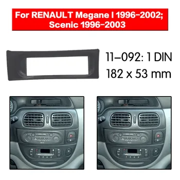 Stereo Paneļa Plāksne Auto Radio Josla Ieskauj Par RENAULT Megane I 1996-2002 Scenic 1996-2003 DVD Pielāgošanas Rāmis Dash Komplekts