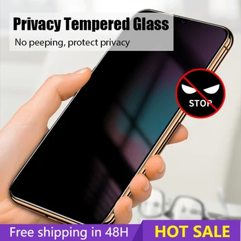 Anti Spy Stikla 9D Privātuma Aizsardzības Stiklu Samsung A50 A51 Anti Glare Screen Protector for Galaxy A71 A70 A41 A42 A40 F41