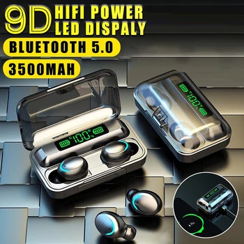 F9 TWS Bluetooth Bezvadu Austiņas Ūdensizturīgs Austiņas Trokšņu Samazināšanas Earbuds HiFi Stereo Austiņas, Kaste, lai Tālruņa Uzlāde
