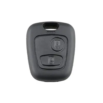 2 Pogas Nomaiņa Attālu Tukšu Auto Atslēgu Shell Fob Gadījumā Peugeot 206 307 107 207 407 Nr. Asmens Auto Taustiņu Gadījumā