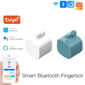 Fingerbot Tuya Bluetooth Smart Pirkstu Robots WiFi Stūmēju Pogu Bot Taimeris Smart Mehāniskās Rokas Tālvadības Pults Smart Balss