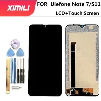 6.1 collu 100% Oriģināls Pārbaudīta Ulefone 7. Piezīme 7P LCD+Touch Screen Montāža Digitizer Nomaiņa Ulefone S11