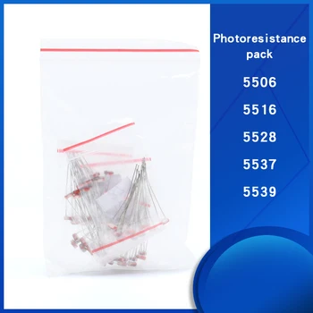 Photoresistor pack 5506 5516 5528 5537 5539 Fotoelektrisks pakete slēdzis 5 veidu 10 katram