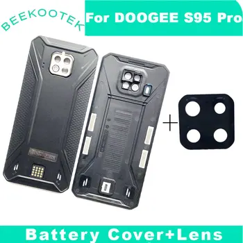 Oriģināls, Jauns DOOGEE S95 Pro Akumulatora Vāciņu Fundas Luksusa Grūti Korpusi Gadījumā Aizsargājošu Plastmasas Aizmugurējo Vāciņu+Aizmugurējais Kameras Objektīvs