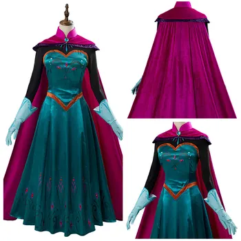 Filma Elsa Karalienes Kostīms Cosplay Kostīmu Pieaugušo Sieviešu Kleita Tērpiem Halloween Karnevāla Kostīms
