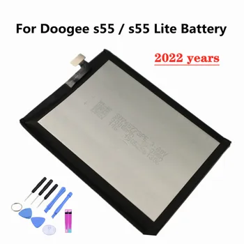 2022 Jaunu 5500mAh S55 Akumulatoru Doogee s55 / s55 lite Augstas Kvalitātes sākotnējā Mobilo Tālruni, Batterie Bateria Batterij + Instrumenti