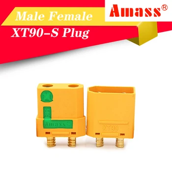 Uzkrāt 2GAB XT90-S Anti Dzirksteles Savienotāji Vīrietis Sieviete Plug XT90S Vāks Apvalks Sparkproof Par RC Lipo Akumulatoru Daļas DIY
