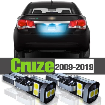 2x LED numura zīmju Apgaismojuma Piederumi Lampas Chevrolet Cruze 2009-2019 2010 2011 2012 2013 2014 2015 2016 2017 2018