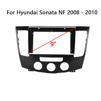 Android Auto Radio Karkasa Komplekts HYUNDAI SONATA NF 2008 2009 2010 Auto Stereo Centrs Konsoles Īpašnieks Šķiedrām Sagrieziet Bezel Faceplate