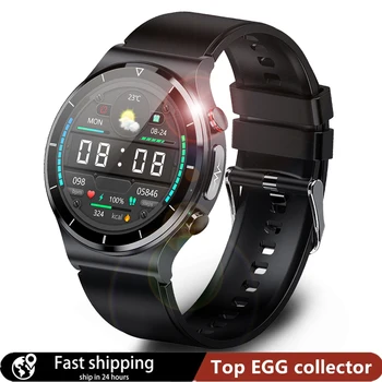 Veselības Smart Skatīties Vīrieši EKG+PPG Ķermeņa Temperatūra, asinsspiediens, Sirdsdarbības smartwatches IP68Waterproof Bezvadu Maksas Smartwatch