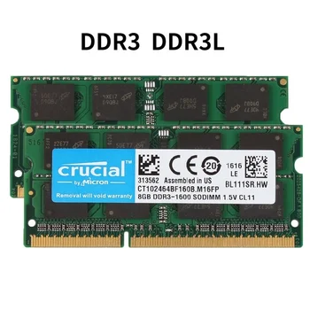 RAM DDR3L 8GB PC3 12800S DDR3 1600 Klēpjdatoru Atmiņas 240pin SODIMM Notebook Ram Modulis