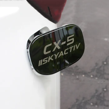Nerūsējošā Tērauda Ārpuse Auto Eļļas Degvielas Tvertne, Gāzes Klp Vāciņš Melns, Uzlīmes Priekš MAZDA CX-5 CX5 CX 5 2017 2018 2019 Auto-stils