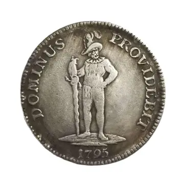1795 Šveices Piemiņas Monētu Kolekcijas Dolāru Lācis Un Kroņa Mājas Apdare Amatniecības Suvenīri Darbvirsmas Rotas, Dāvanu