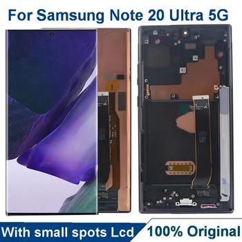 ORIĢINĀLAIS lcd displejs Priekš Samsung Galaxy Note 20 Ultra N985 N985F N986F N986B note20 ultra 5G LCD Displejs, Touch Screen Digitizer Montāža