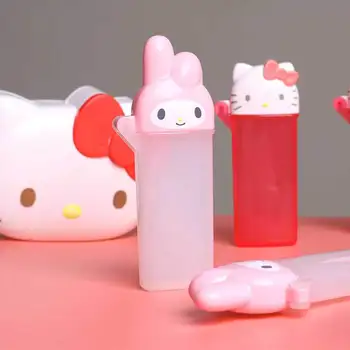 Sanrio Karikatūra Anime Vates kociņi Kārbas Hello Kitty Kosmētikas Glabāšanas Kaste Manu Melodiju Dzimšanas dienas Dāvanu Grupa Dāvanu Rotaļlietas Meitenēm