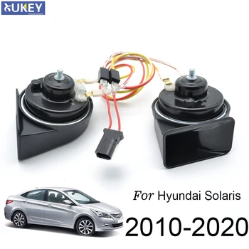 Par Hyundai Solaris 2010 2011 2012 2013 2014 2015 2016 2017 2018 2019 Gliemeža Ragi 12V Ūdensizturīgs Dual Tone Skaļu Auto Ragi