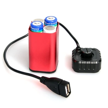 SIV Ūdensizturīgs 5V USB Portatīvo 4X AA Akumulatoru Lādētāja Turētāju Komplekts Power Bank Gadījumā Box