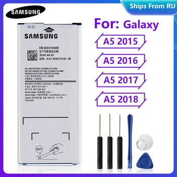 Oriģinālā Akumulatora EB-BA510ABE EB-BA510ABA Samsung Galaxy A5 2015. Gadam A5 līdz 2016. EB-BA520ABE A5 līdz 2017. SM-A520F A5 2018 SM-A510F A5100
