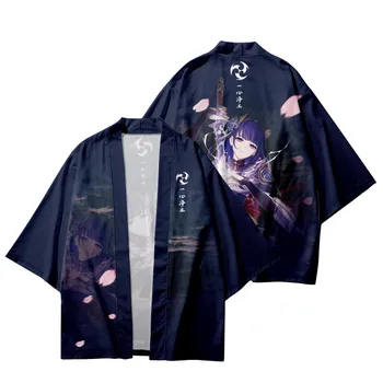 2022 jaunu genshin ietekmi 3D drukāšanas Beelzebul coplay t-krekli/bikses un kimono vasaras tshirts vīriešiem/sievietēm hrajuku vīriešu kimono