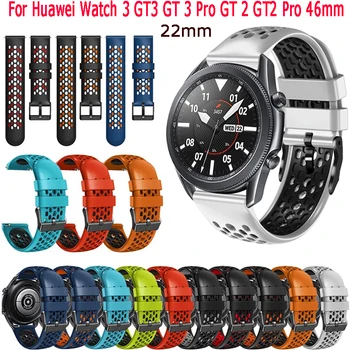 Silikona Siksna HUAWEI GT Runner/GT 3 3 Pro GT2 Pro 46MM Smartwatch Sporta Joslas HUAWEI SKATĪTIES 3 46mm Watchband Aproce