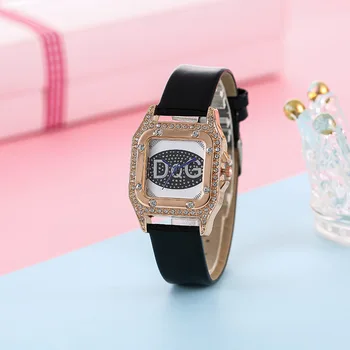 2023 Jaunu Modes UN Sieviešu rokas Pulkstenis Zīmola Best Produktu Pārdošanu Dimantu Kvarca Ādas Skatīties Uz Sievietēm relojes para mujer