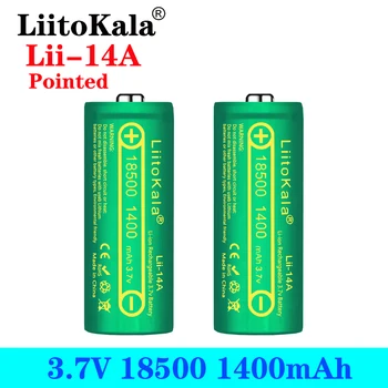 LiitoKala Lii-14A 18500 1400mah uzlādējams Akumulators 18500 akumulators 3.7 V lashlight Vairumtirdzniecības Drošu Li-Ion