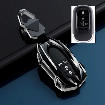 Cinka Sakausējuma Tālvadības Smart Atslēgu Fob, Lietu Vāku Honda Civic Accord CRV Vezel HRV 2021 2022 Tālvadības Keyless Turētājs Shell Keychian
